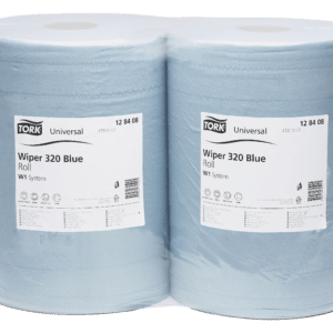 Tork aftørringspapir basic W1 blå 37cmÃ340mtr, 2rl